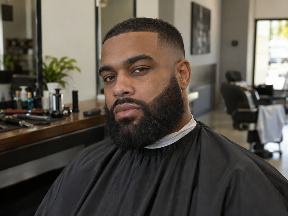 Beard shape and line-up